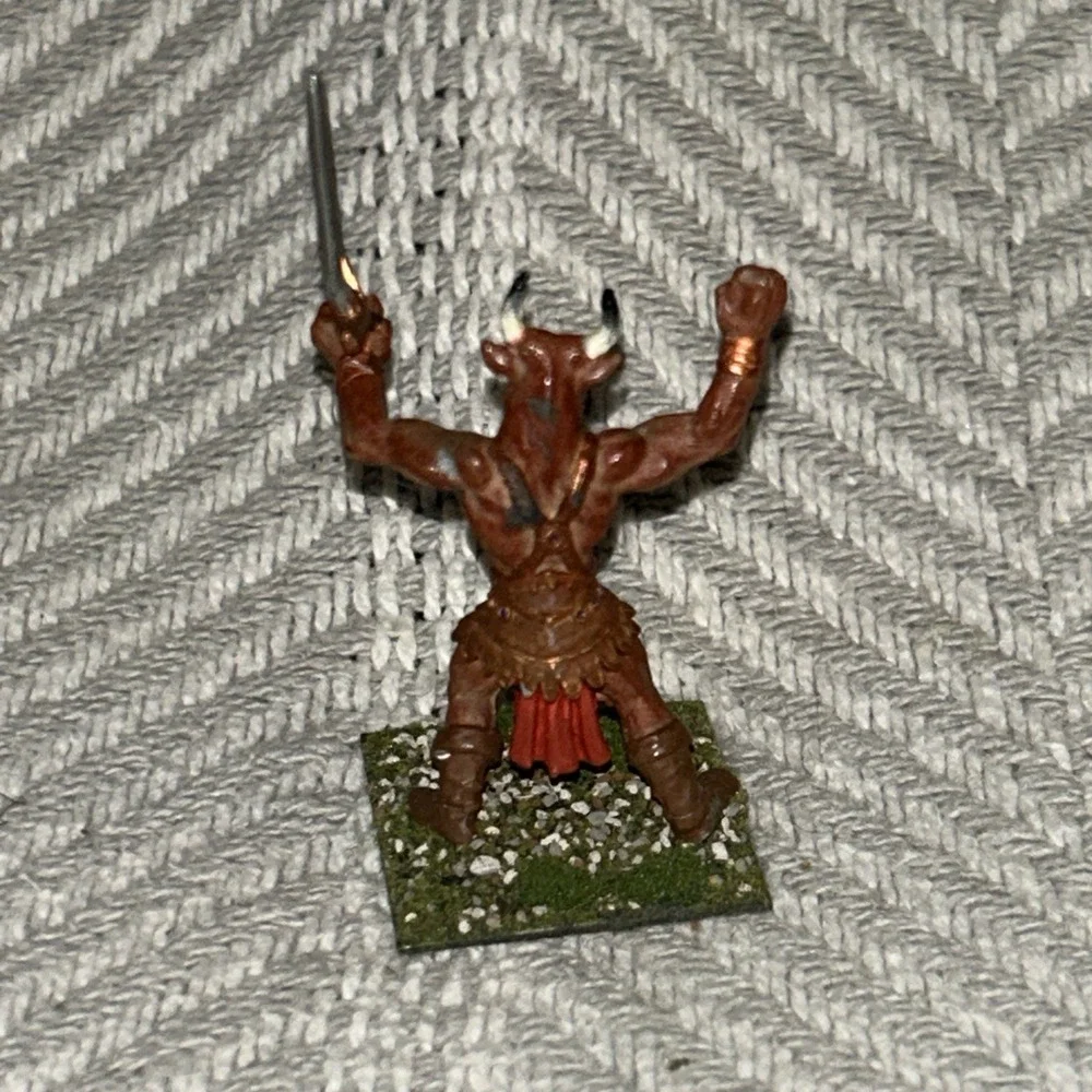 Ral Partha‎ Dungeons & Dragons Dragonlance Chot Et-Kalin Miniature Minotaur Rare